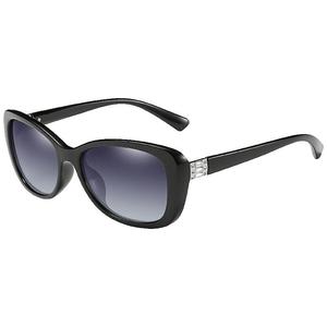 新款潮人圆脸优雅水钻复古墨镜