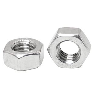 304不锈钢六角螺母螺帽螺丝帽M1M1.2M2M3M3.5M4M5M6M8M10M12-M64