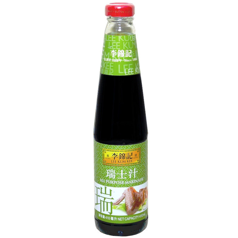 港版李锦记瑞士汁 进口瑞士风味鸡翅汁410ML 卤水料包秘制卤水调