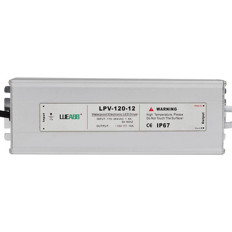 LPV-120防水开关电源AC240V120V转DC5V 12V 24V 48V变压器120W