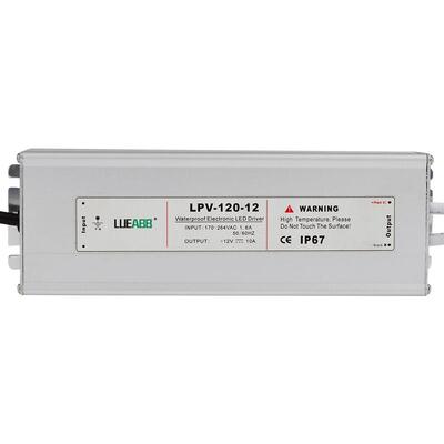 LPV-120防水开关电源AC240V120V转DC5V 12V 24V 48V变压器120W