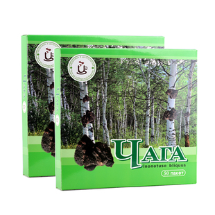 俄罗斯白桦树茸茶包袋泡茶桦褐孔菌独立包装礼袋装两盒共100小袋