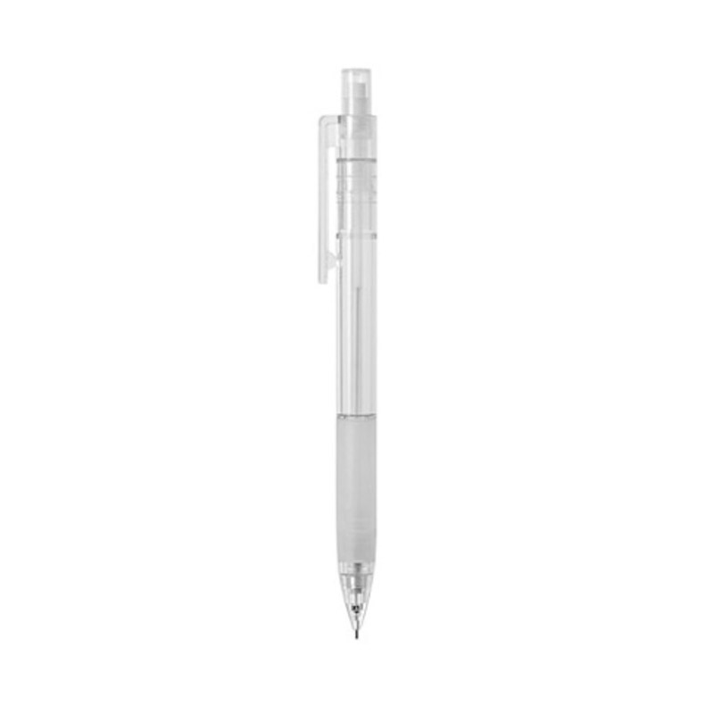 无印良品日本文具透明铅芯笔简约