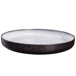 11英寸大号直边盘韩式三文鱼北极贝刺身拼盘大盘鸡菜盘特色小龙子