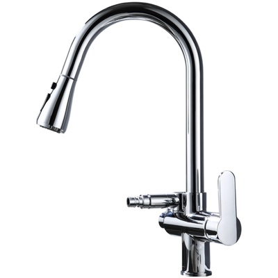 独立开关厨房龙头全铜