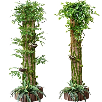 水管包柱子室内阳台天然仿真树皮