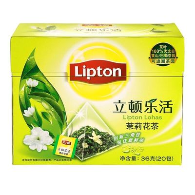 立顿茉莉花茶立顿茉莉花三角茶包