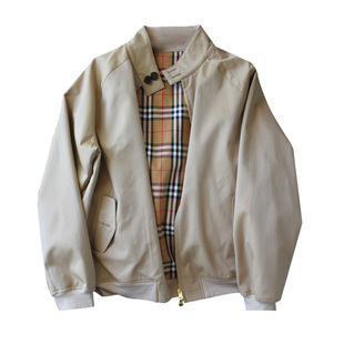 你忘记夹克在这G9哈林顿夹克经典英伦复古格子防雨棉质秋冬外套男