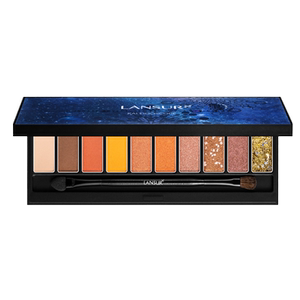 兰瑟超火防水亮片哑光大地色眼影盘