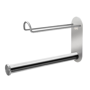 衣架收纳神器不锈钢阳台整理置物架壁挂墙上免打孔挂钩晾衣架挂杆