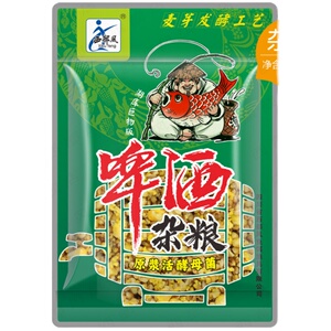 西部风新品老坛啤酒杂粮玉米小麦发酵底窝料野钓鲫鲤草青鱼食饵料