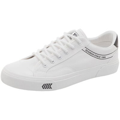 人本帆布鞋男2021新款ins潮薄款