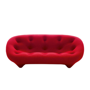 法国写意空间Ligne roset陈小春同款网红圆弧形布艺轻奢Ploum沙发