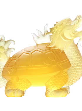 古法琉璃招财办公室桌面工艺品