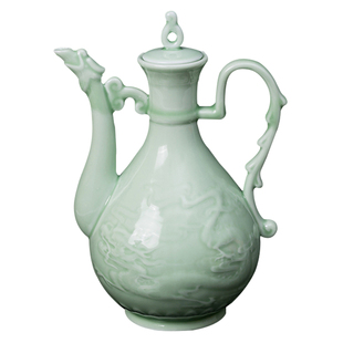 陶瓷酒具酒壶中式家用空酒瓶子 白酒壶烈酒黄酒分酒器仿古代1.5斤