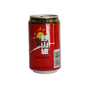 山西特产吕梁野山坡沙棘汁果汁饮料易拉罐310ML*10 包邮