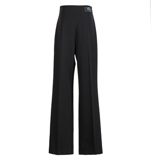 茜卡索 拉丁舞服男童舞蹈比赛服裤子男孩考级标准长裤西裤G6004