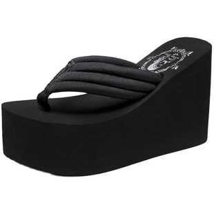 11厘米高跟外出拖鞋女外穿2025新款ins潮鞋人字拖时尚公主凉拖鞋