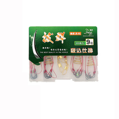 正品狼王渔具鱼钩拔群爆炸盒装