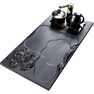 友尚石制乌金石茶盘茶台家用办公大号全自动烧水上水茶盘茶具茶海