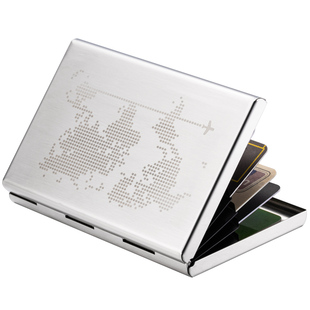 创意防盗刷防消磁金属卡盒个性驾驶证皮套男卡包超薄多功能保护套