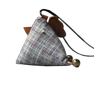 一只特立独行的鸡 手工手织布儿童成人端午汉服香包香囊项链挂件