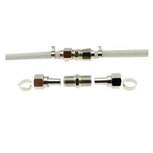 包邮纯铜75-5F头有线电视线闭路线英制公制F头连接加长延长对接头