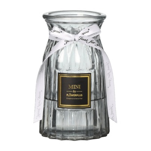 【三件套】北欧玻璃插花瓶透明干花创意客厅插花水养玫瑰百合家用