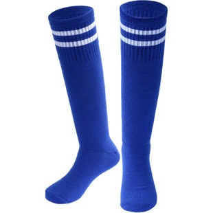 竞迈薄款加厚儿童足球袜男长筒女过膝男童袜中筒白色学生透气