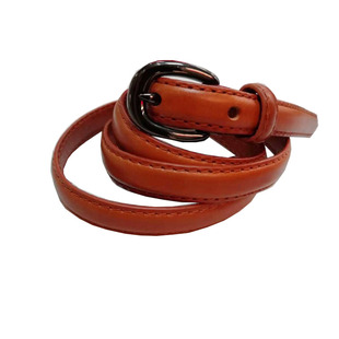 头层牛皮女细腰带搭配连衣裙牛仔裤韩版198#1.5宽