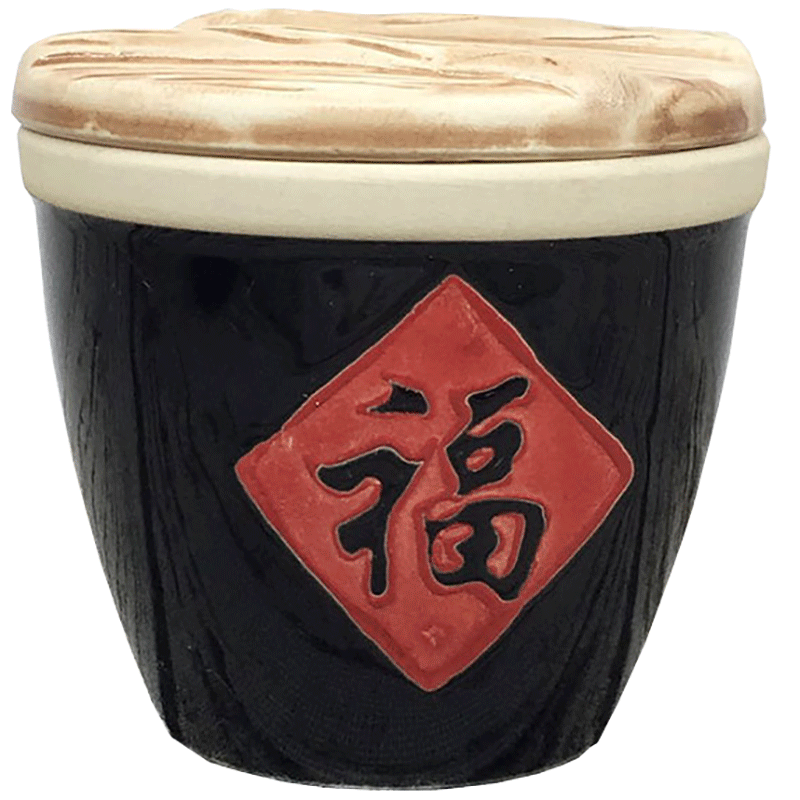 福字小缸陶瓷小金刚杯农家乐私房菜蘸料调料缸小水缸创意酒店餐具