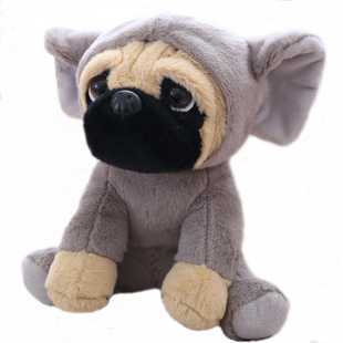 可爱泰迪小狗毛绒玩具哈士奇玩偶布娃娃单身狗仿真狗公仔儿童礼物