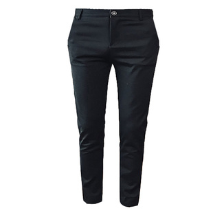 2025英伦男士休闲修身小脚长裤秋季发型师西裤男休闲裤9分裤子8分