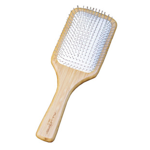 普罗玛斯气囊按摩梳头部经络梳楠竹梳子钢齿防静电保健