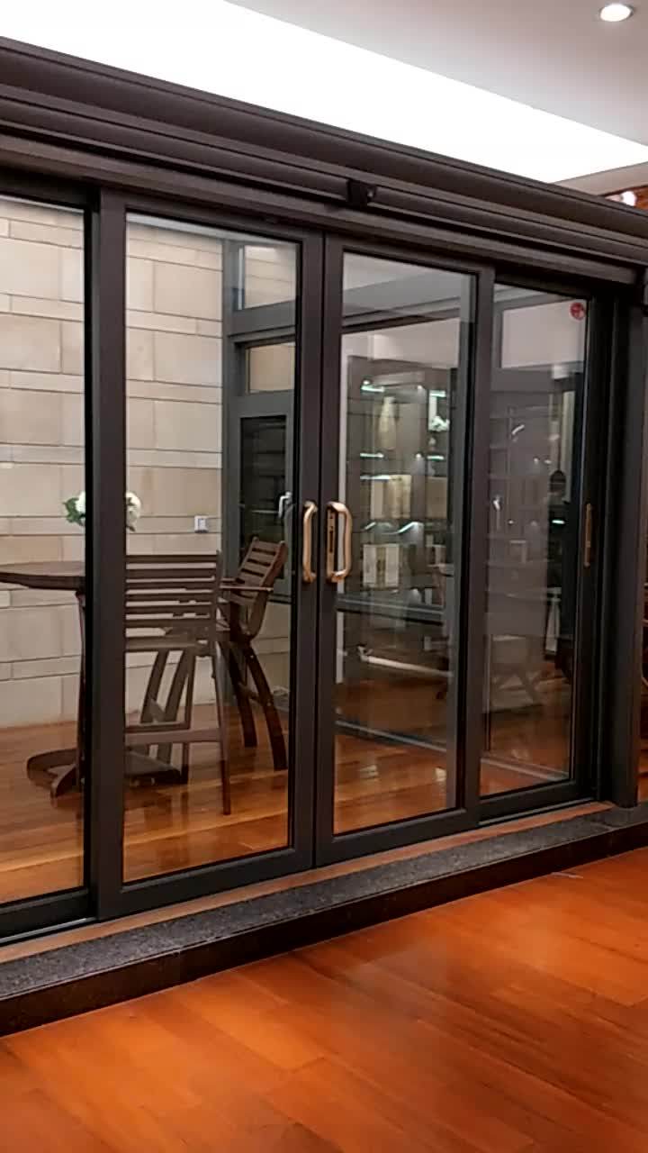 Good Quality Low Cost Safety Glass Aluminum Automatic Sliding Door
