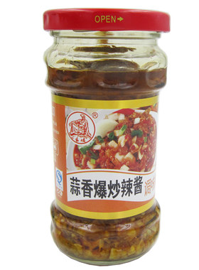 东坡蒜香爆炒辣酱260g拌面酱下饭