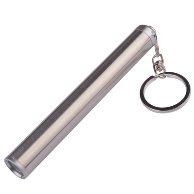 远射聚光LED随身袖珍不锈小手电