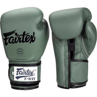 Fairtex泰国实战训练拳套拳击手套BGV11军绿色Friday自由搏击散打