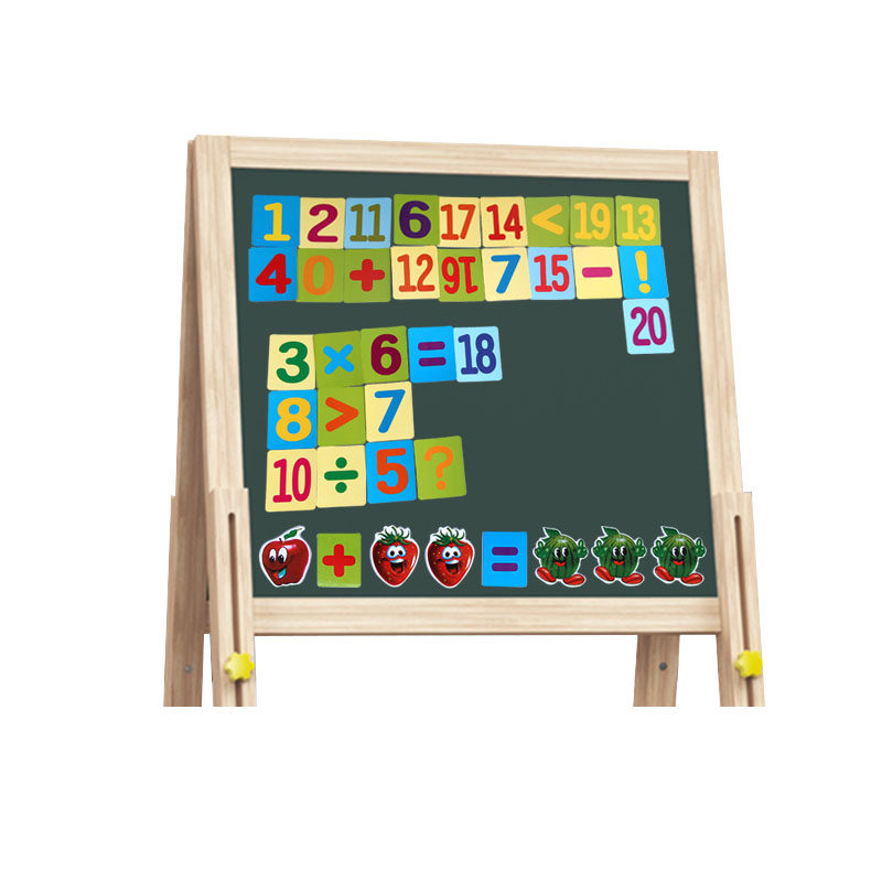 幼儿园小学教师数学教学教具黑板磁性贴动物数字早教水果磁贴卡片