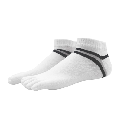 抗菌汗脚纯棉分趾中筒春秋防臭袜