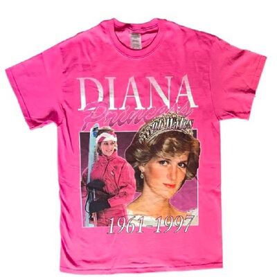 【Ohh】现货Homage Diana Tees 复古乐团男式短袖T恤 Band T