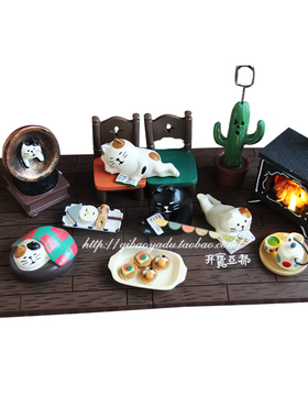 decolezakka冬季咖啡馆黑白摆件