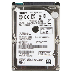 HGST日立 HTS721010A9E630笔记本1Tb机械硬盘PMR垂直7200转32M