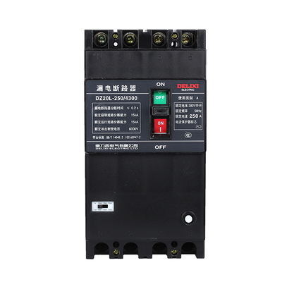 德力西160a225a家用漏电断路器
