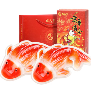 年年有鱼年糕鱼礼盒年货送礼红鲤鱼形年糕过年礼品公司福利特产