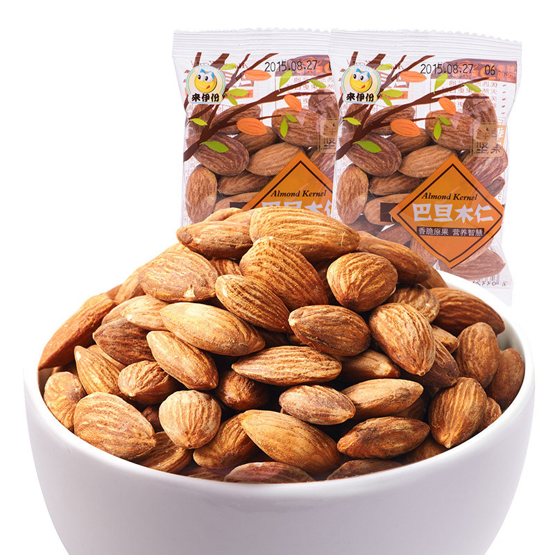 来伊份巴旦木仁500g扁桃仁坚果干