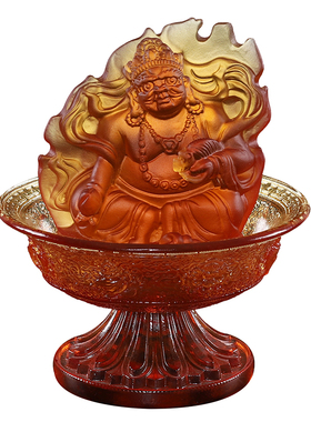 室内五姓财神古法琉璃佛像包邮