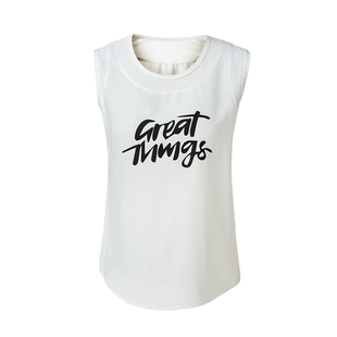 透气薄款速干宽松撸铁背心无袖运动健身女外穿瑜伽训练跑步上衣夏