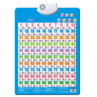 有声挂图三字经早教点读数字墙贴儿童早教1到100 语音海报画墙贴