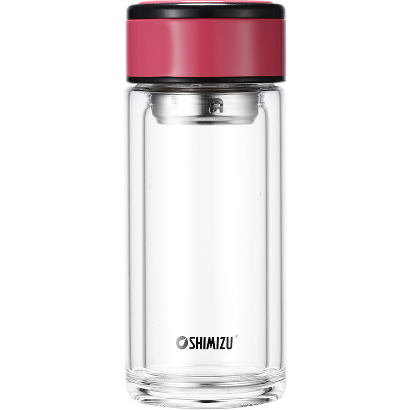 清水新品shimizu时尚双层玻璃杯